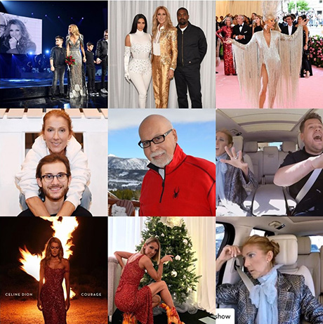 Best nine 2019 Celine Dion