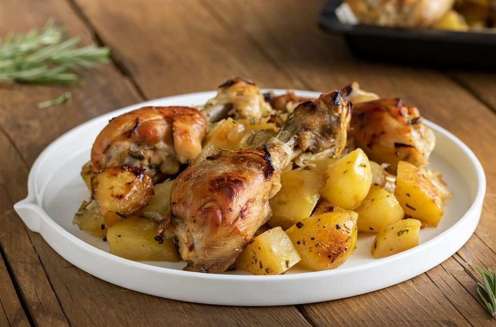 Poulet et pommes de terre au four - Bientôt parfaite